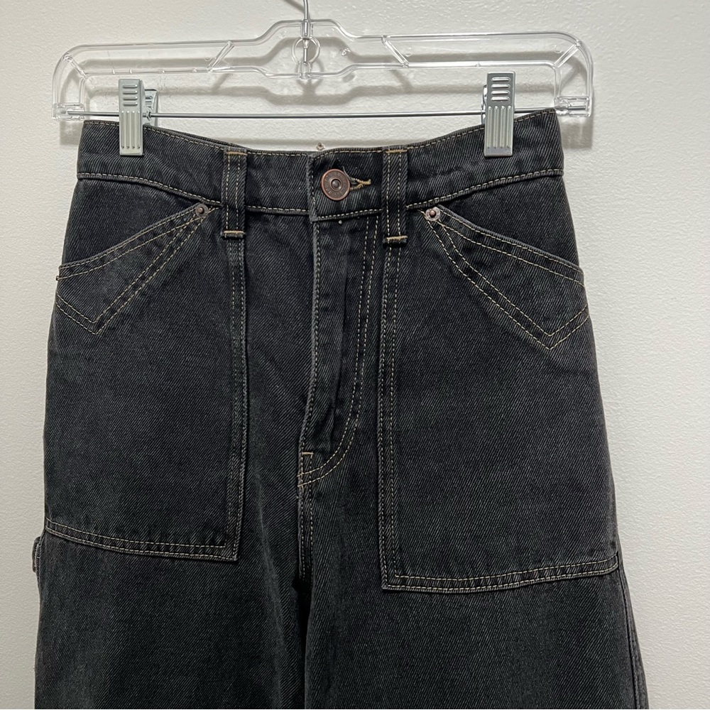 BDG Urban Outfitters Black Carpenter Jeans with Thick Cuff
